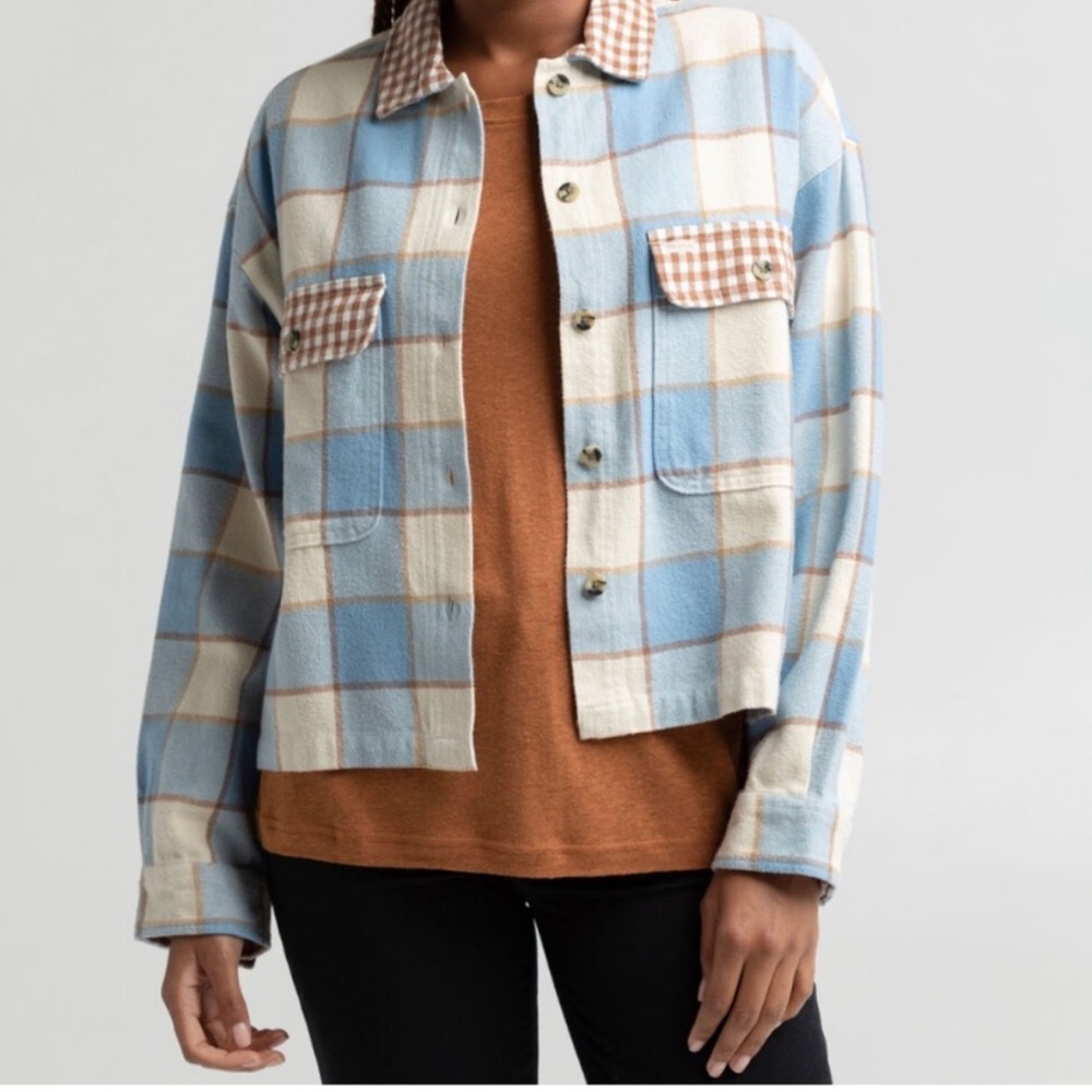 Brixton plaid shirt size Medium